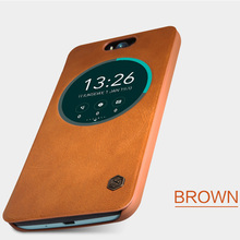 NILLKIN Qin Series Wallet Flip Leather Case For Asus Zenfone Selfie ZD551KL Smart Dormancy Leather Case