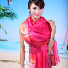 2016 Maisun New Style Shawl Brand Tartan Design Silk Scarf 180x110cm Big Size Hijab Fashion Silk Scarves For Women
