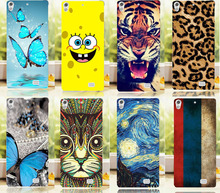 For Fly IQ4516 Tornado Slim 4516 Case Cover Effiel Tower Beautiful Flowers Tiger Butterfly Cute Back
