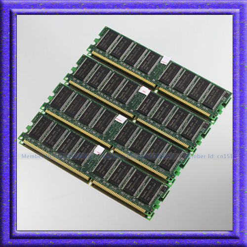 Desktop Memory 4GB 4x41GB PC3200 400MHZ DDR1 Chipset  4x1GB PC3200 DDR 400 Mhz Low density memory 2Rx8 CL3 DIMM Free shipping