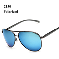 Driving sun glasses men brand designer 2016 polarized sunglasses with spring hinge Aluminum Magnesium legs gafas