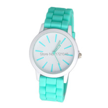 New Fashion Hot sale Geneva Quality Colorful sports brand silicone watch jelly watch Quartz Wristwatche for