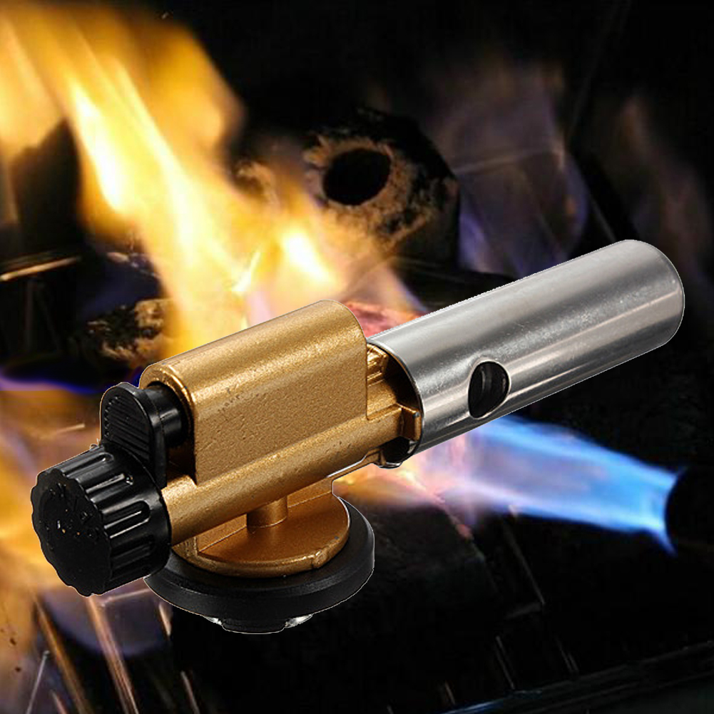 2016 New Portable Copper Flame Butane Gas Burn Gun Maker Torch Lighter