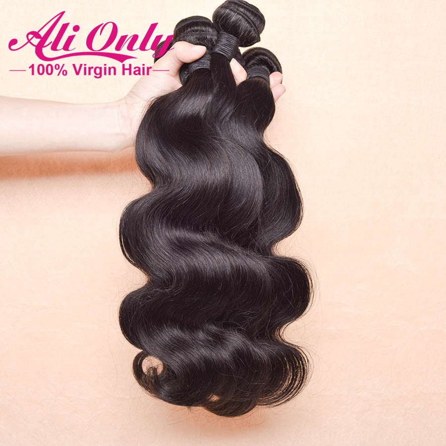 Queen Hair Products Brazilian Virgin Hair Body Wave 3Pcs Lot Brazilian Body Wave 8