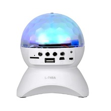 Wireless Bluetooth Stereo speaker mini portable mobile phone computer audio player With colorful LED light FM radio support TF