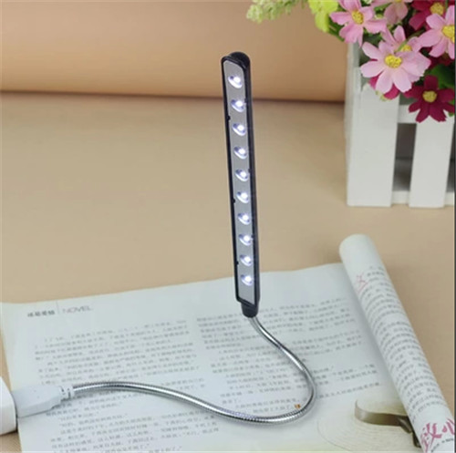 Kitop 2015 New fashion Flexible USB LED Lamp portable Ultra Bright Mini 10 LEDS USB LED