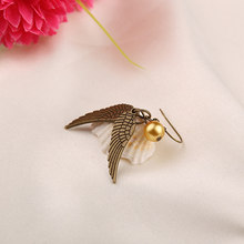Harry jewelry Bronze silver the Golden Snitch earrings