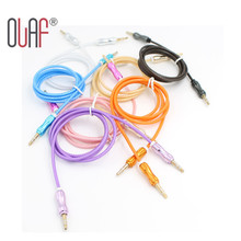 3.5 MM Male to Male Spring Telescopic Aux Car Audio line for iphone 5s 6 galaxy S5 S6 Audio cable for Tablet PC mobile phone