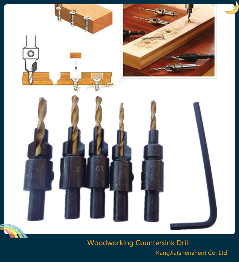 Elegant Brad Point Wood Drill Bit Set 29 Pc