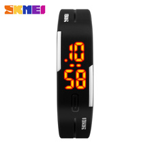New Sports Bracelet LED Watch 2016 Sport Watch Fashion Digital Watch Date Time Women Wristwatch Waterproof Colorful Rubber Band