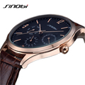 2016 relojes hombre ultra slim Top brand Quartz Watch men Casual Business JAPAN SINOBI Leather Analog