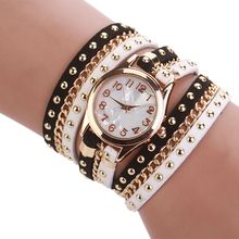 Hot Sale woman watches 2016 brand luxury Girls Ladies Casual Watch PU Leather Analog Women’s Quartz Watch Bracelet Wrist watch
