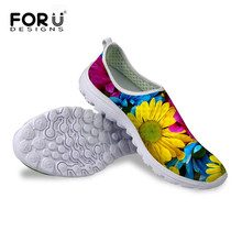 3D Flower Fashion Women Casual Mesh Shoes Summer Outdoor Walking Trainer Women Shoes Fitness Female Zapatos For Sport Breathable