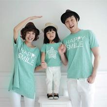 summer family look mother and daughter clothes father kids boys T shirts mom and me couple tee X large for women korea fashion