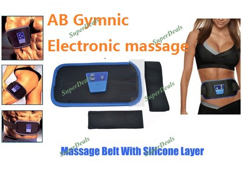 Wholesale AB GYMNIC Electronic Health Massage Body Building Weight Loss Belt Massage Free dropshipping