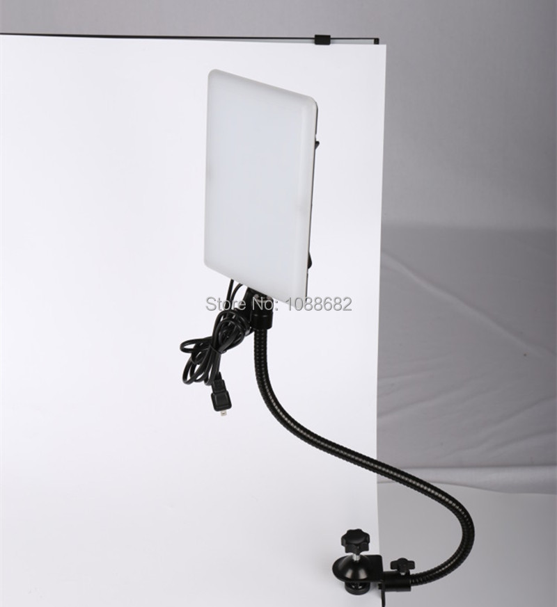 Photo Studio Cellphone LED Light Lamp with Mini Shooting Bracket Stand (3)