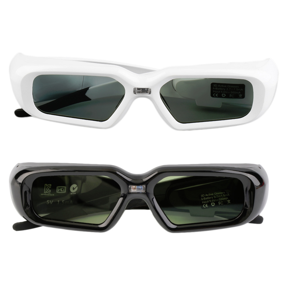 New Active Shutter Glasses 3D Glasses 144Hz For DLP-LINK 3D Ready Projector Whol
