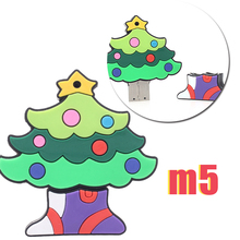 Christmas Gift USB Flash Drive Cartoon Pen Drive Santa Claus Pendrive Christmas Trees USB Stick 16GB