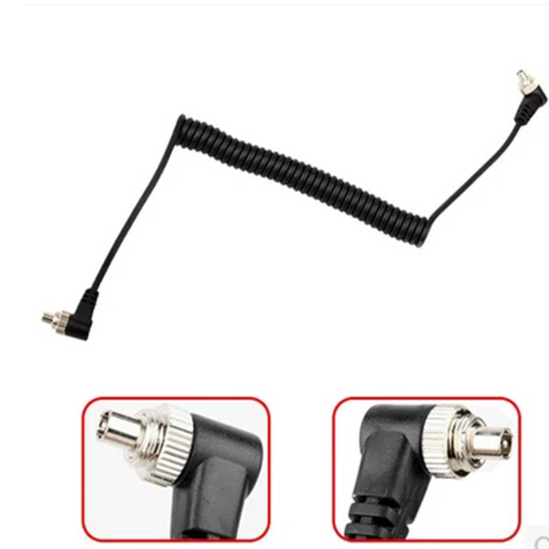 Description Picture 2 of itemCamera cable Male to Male M-M FLASH Stutio PC line Sync Cable Cord with Screw Lock PC-PC for Canon nikon yongnuo flash light