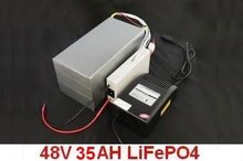 Экологически чистая железа лития ( LiFePO4 ) аккумулятор 48 В 35AH с мешком, Bms, Зарядное устройство