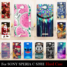 FOR SONY Ericsson xperia c s39h s2305 Case Hard Plastic Cellphone Mask Case Protective Cover Housing Skin Mask