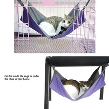 Pet Hammock Oxford Rat Summer / Winter Waterproof Cat Hammock Soft Cat Bed Small Animal Pet Products Rest Cat House Mat S L