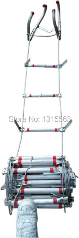 2014 NEW type steel escape ladder 20M fire rescue ladder safety steel ladder