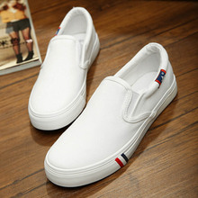 2016 Summer Canvas Blue Flats Shoes Large Size Shoes Women Lazy Big Size Men Shoes man