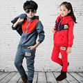 Three pieces set New children s unisex suit for 2 13 year kids boys fashion winter