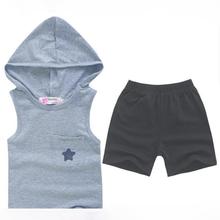 Summer Five-star Hoodie Cotton Baby clothes Tops+Pants Outfits Set Clothing Suit All for Kids Clothing and accessories for 1-6Y
