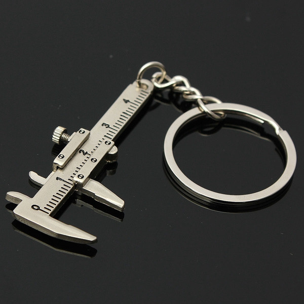 VERNIER CALIPER KEYRING BUILDER ARCHITECT SURVEYOR KEY CHAIN GIFT