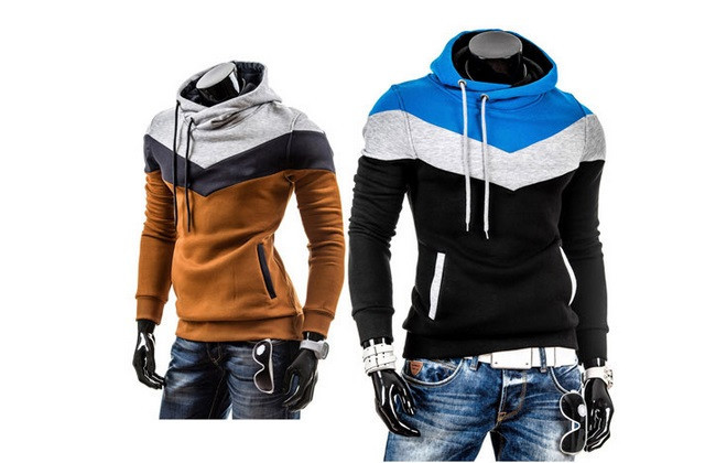 Free shipping Wholesale New 2014 Spring Mens Fleece Hoodies Hit Color Design For Men Sport Dress Slim Sweatshirt Man Hoody XXXL Free shipping Wholesale New 2014 Spring Mens Fleece Hoodies Hit Color Design For Men Sport Dress Slim Sweatshirt Man Hoody XXXL