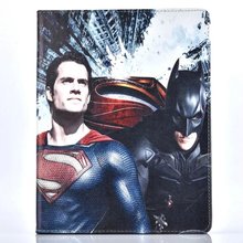 New Superman Batman PU Leather Silicon back cover for 7 9 Apple iPad mini 4 protective