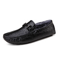 Winter trend of the British Martin boots men s round boots plus high cotton leather boot