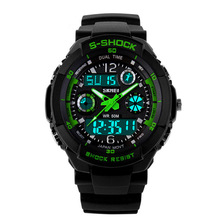 2015 nueva marca de choque SKMEI hombres relojes senderismo escalada exterior LED Digital de cuarzo multifunción reloj militar