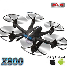 Nano Quadcopter MJX X800 Aircraft 2.4G 4CH 6-Axis RC Helicopter Mini Drones with Flaslight(Black,White)