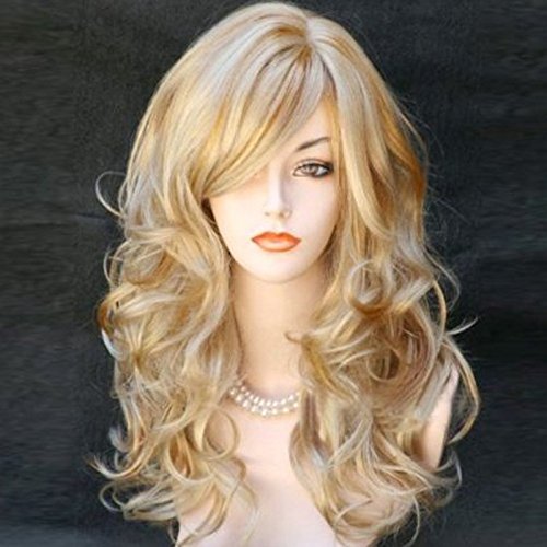 Harajuku Cosplay Wig Party Women Fashion Long Wavy Curly Costume