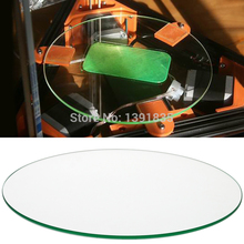 5pcs/lot 220mm * 3mm 3d printer glass plate Borosilicate Glass plate for Rostock delta KOSSEL free shipping
