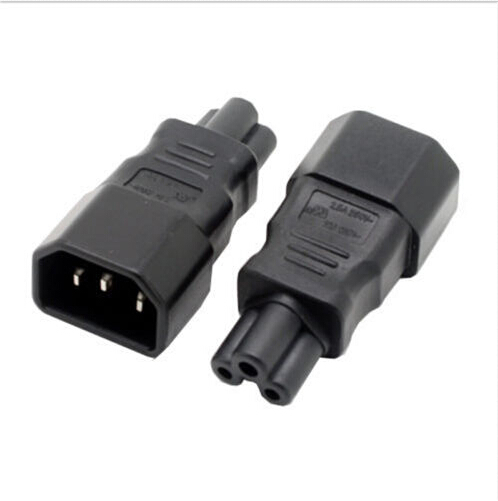 Top quality Popular IEC 320 C14 to C5 Adapter C5 to C14 AC Adapter Consumer Electronics