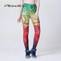 Plardin Hot Sale 2016 New Clothing for Women Fashion Female Leggings Punk Rock Wear Pants Colorfu