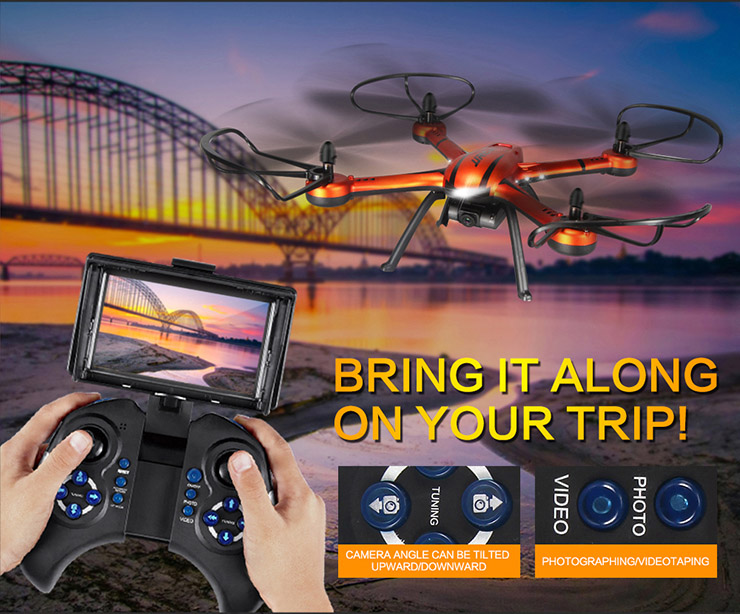JJRC H11D 6-Axis Gryo 5.8G FPV Headless Mode RC Quadcopter with 2MP Digital camera RTF 2.4GHz