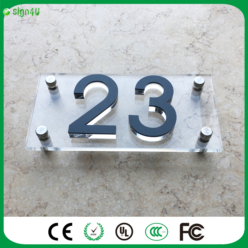 Popular Acrylic House NumbersBuy Cheap Acrylic House Numbers lots from