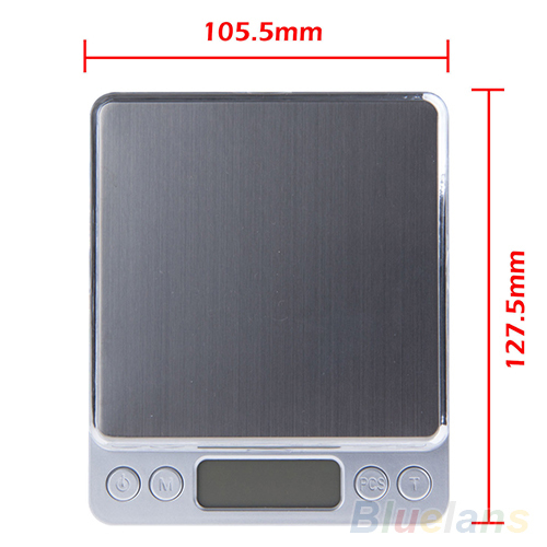 2000g 0 1g Jewelry Kitchen Baking Balance Precision Weight LED LCD Digital Scale 4KB1