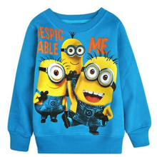 New Brand T shirt Boys Tops Cute Cartoon Children Boy Clothing Long Sleeve Small Yellow People