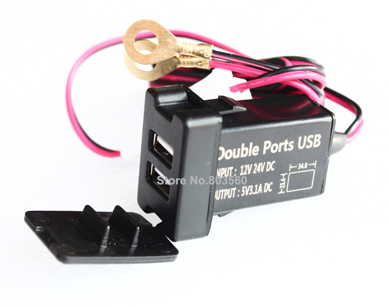 12  / 24  Toyota Replacment     USB  usb-3.1a 5   Iphone GPS
