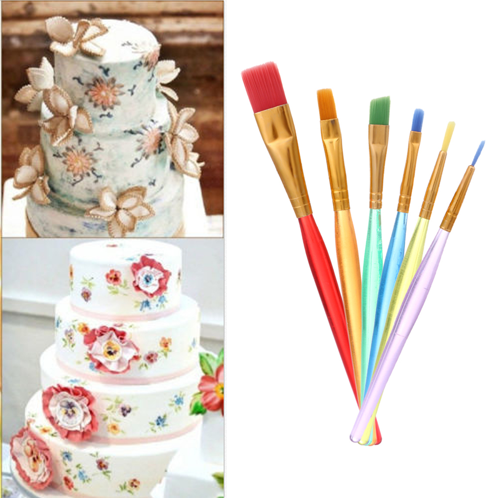 6pcs Diy Baking Tool Brushes Pen Cake Icing Decorating Painting Brush Sets Fondant Sugar Craft Bakeware Cake Tools E5m1 Tool Axe Tool Needstool Aliexpress