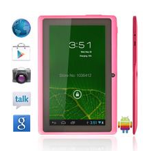 ROM 8GB Free Shipping Tablet PC A33 Q88 7 inch Cap acitive Screen Android 4 4