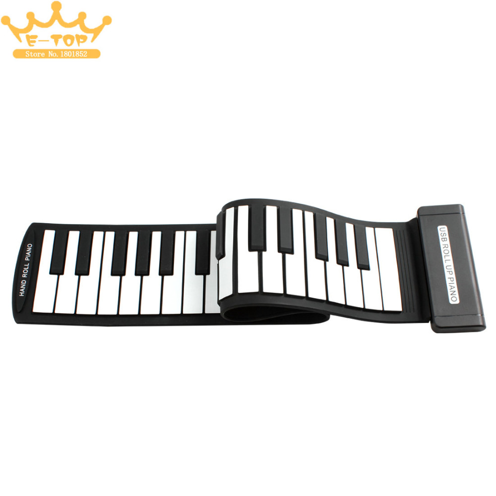 MD49 Flexible Mini 49Keys MIDI Keyboard Electronic Roll Up Piano for Children