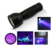 3AA Aluminium Invisible Blacklight Ink Marker 51LED 51 LED UV Ultra Violet Mini Flashlight Torch Light Lamp