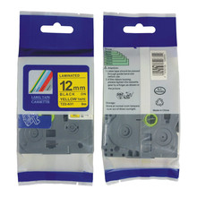 Free shipping Label tape TZ-231 TZ-431,TZ-531,TZ131,TZ 631,12mm TZ label tape for p touch pt-d200 label ribbons